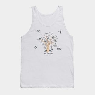 Wordplay - urban crow - Workout Tank Top